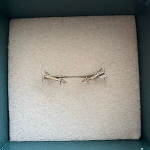 Sterling Silver Arrow Stud Earrings
